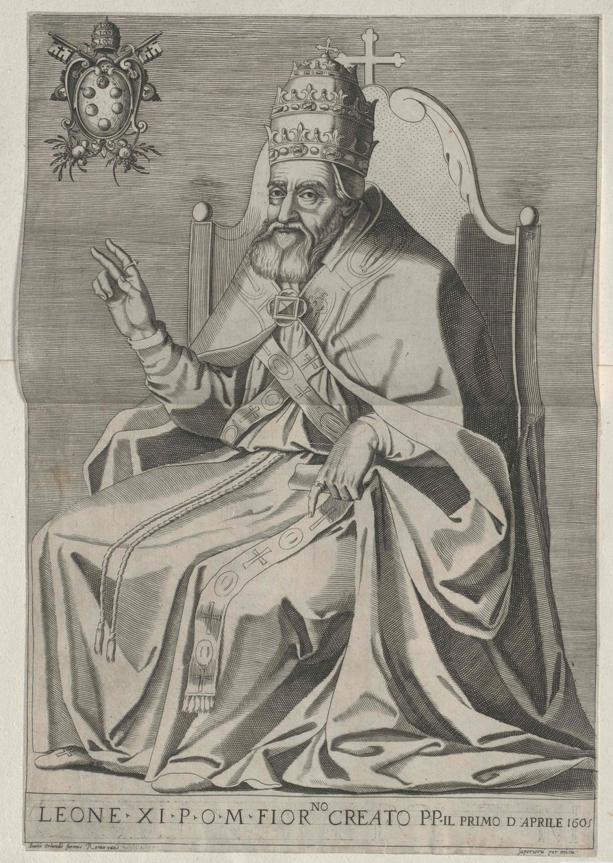 Påve Leo XI av Artist Unknown