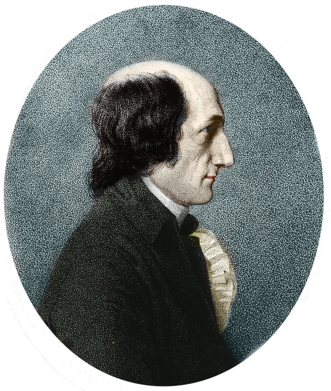 Porträtt av Charles Stanhope . Engelsk uppfinnare. av Artist Unknown