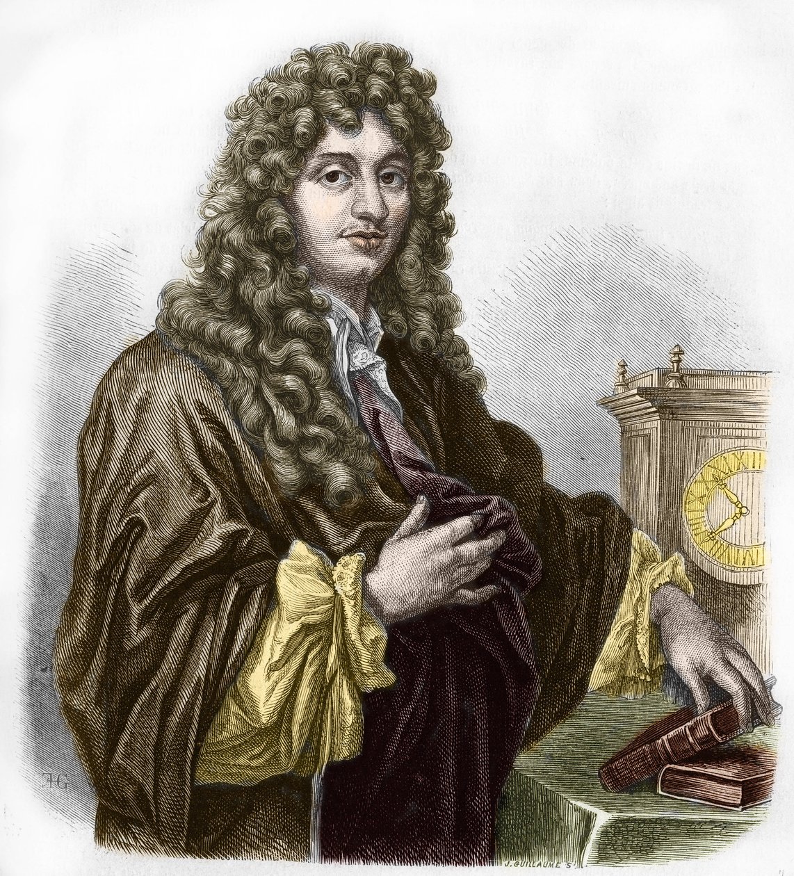 Porträtt av Christiaan Huygens, holländsk fysiker och matematiker av Artist Unknown