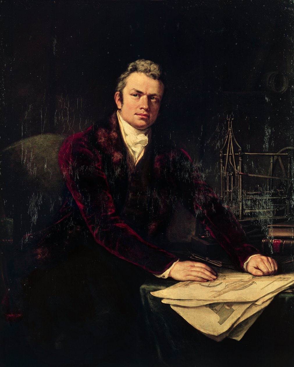Porträtt av Isambard Kingdom Brunel (Portsmouth av Artist Unknown