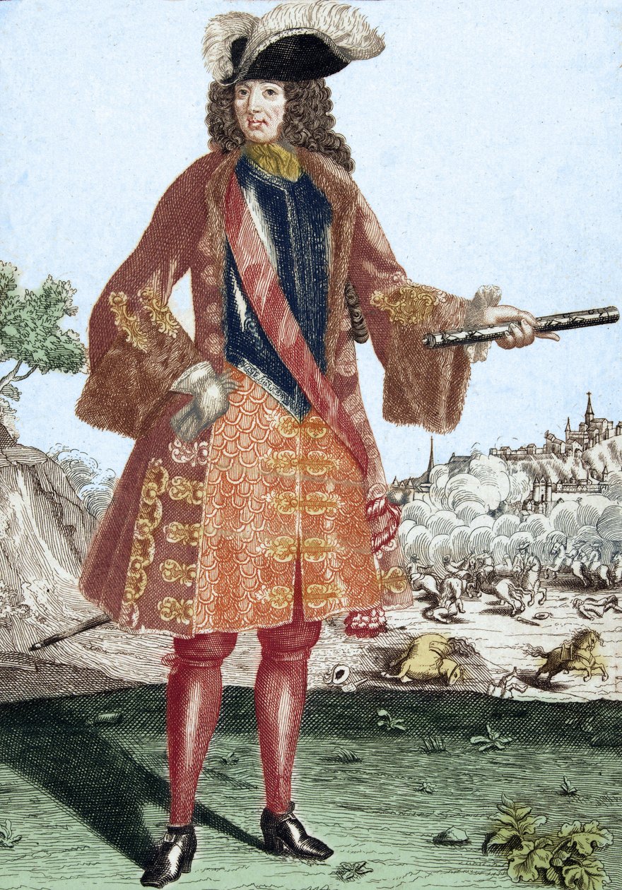 Porträtt av marskalk Francois de Neufville, hertig av Villeroy - Francois de Neufville de Villeroy av Artist Unknown