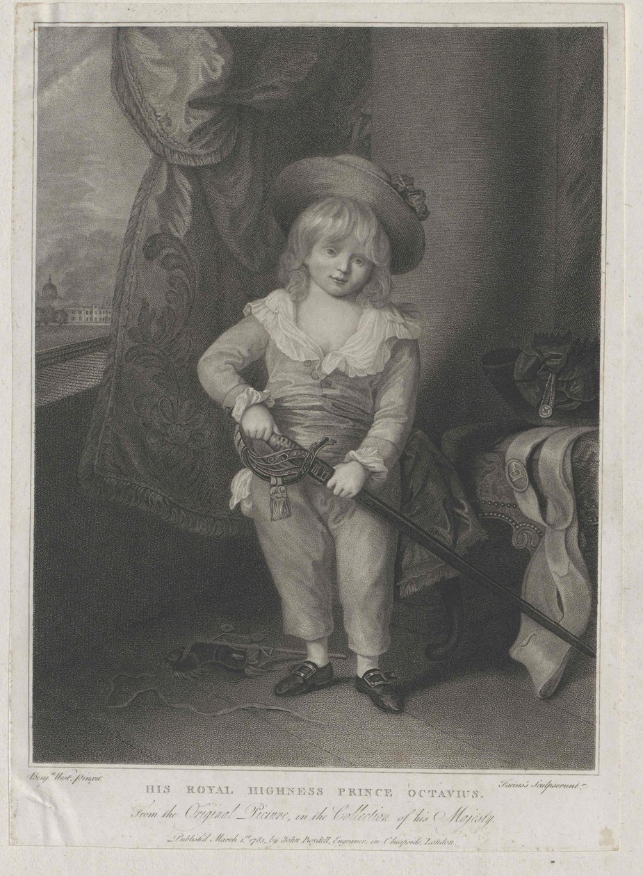 Prins av England Oktavius av Artist Unknown
