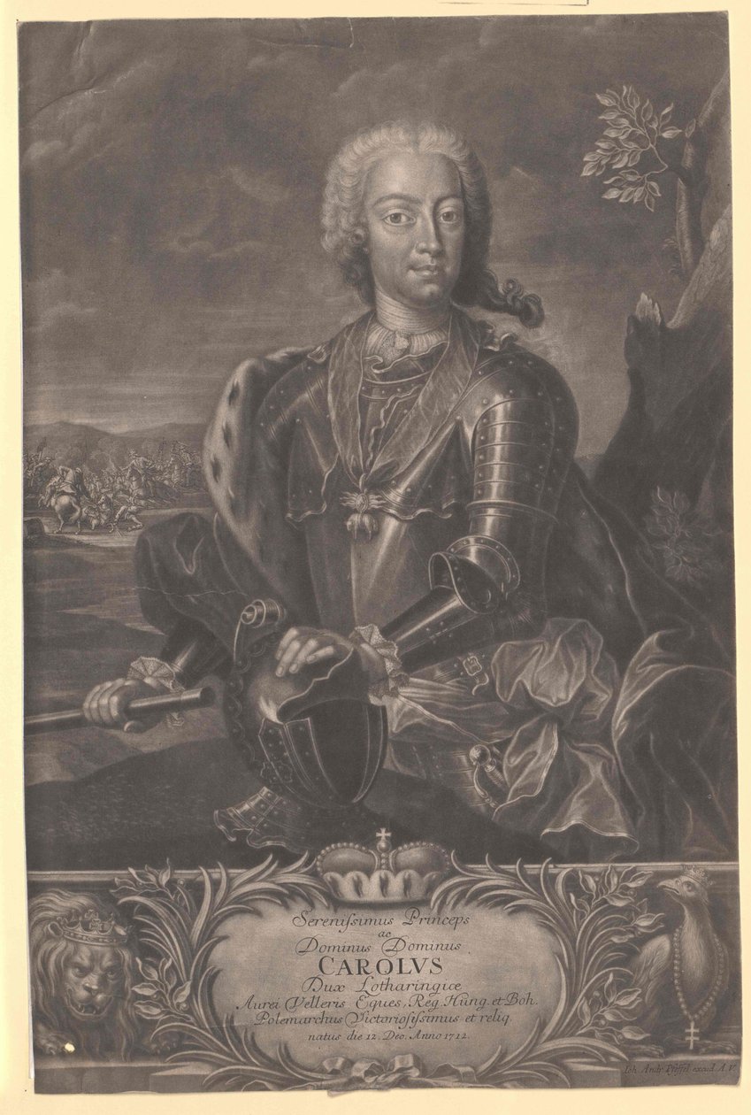 Prins av Lothringen Karl Alexander av Artist Unknown