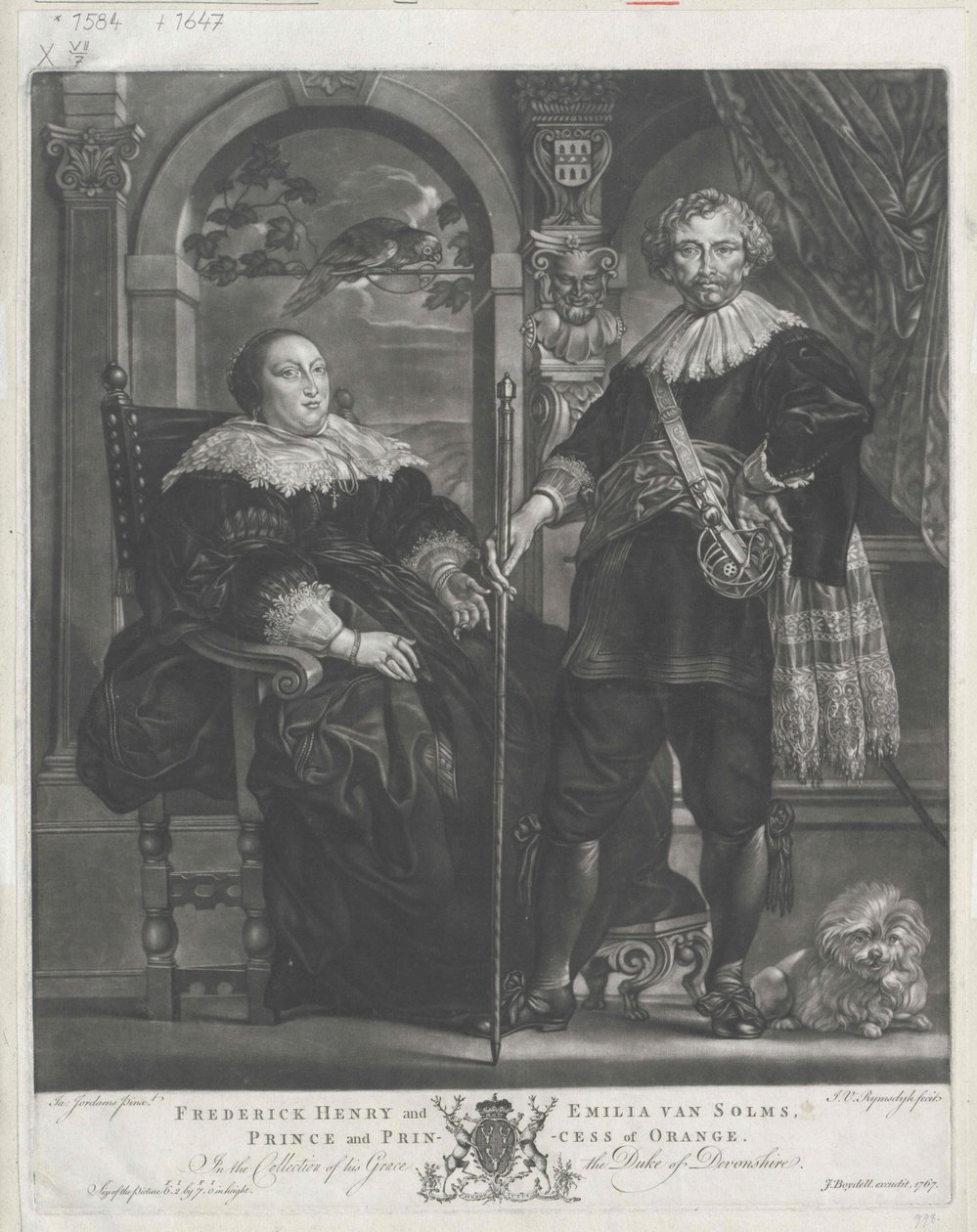 Prins av Oranien Fredrik Henrik av Artist Unknown