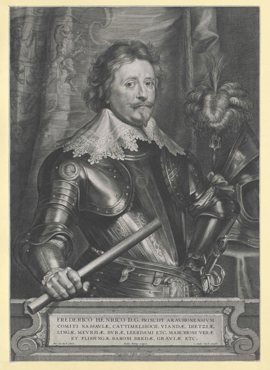 Prins av Oranien Fredrik Henrik av Artist Unknown