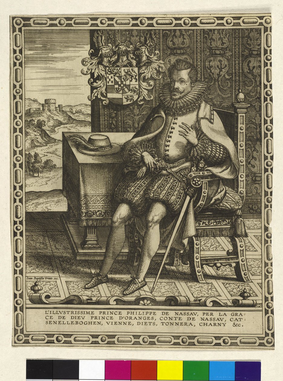 Prins av Oranien Philipp Wilhelm av Artist Unknown