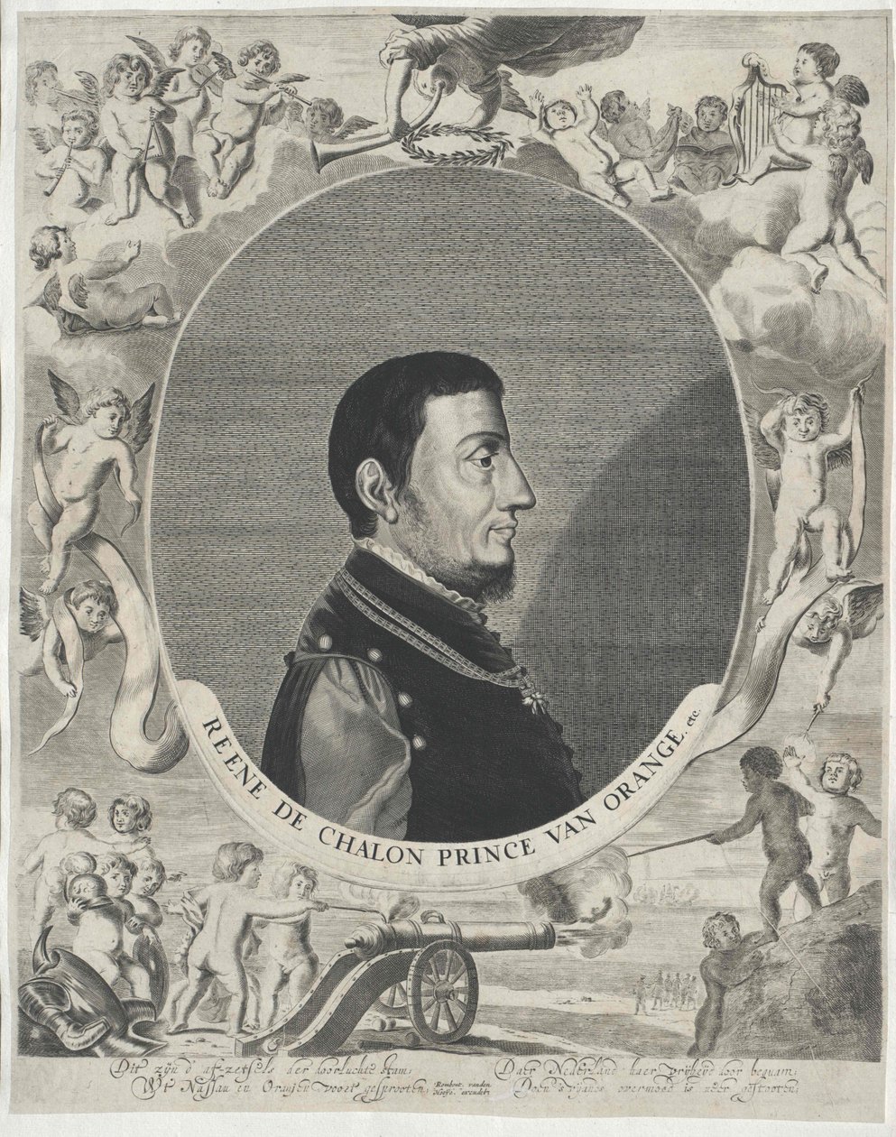 Prins av Oranien Renatus von Chalon av Artist Unknown