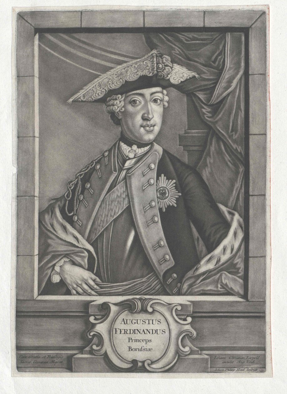 Prins av Preussen Ferdinand av Artist Unknown