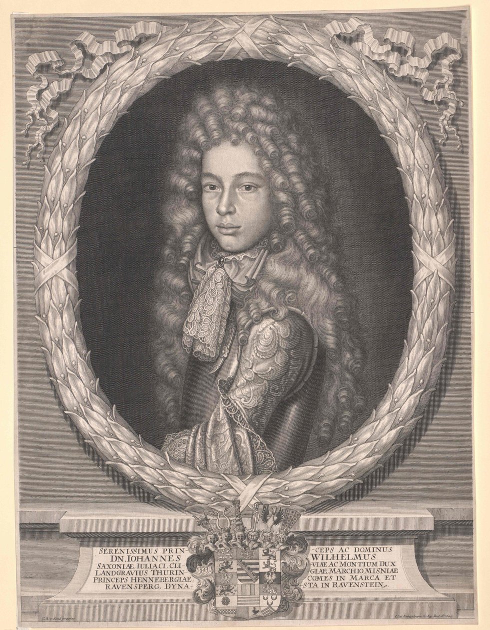 Prins av Sachsen-Gotha Johann Wilhelm av Artist Unknown