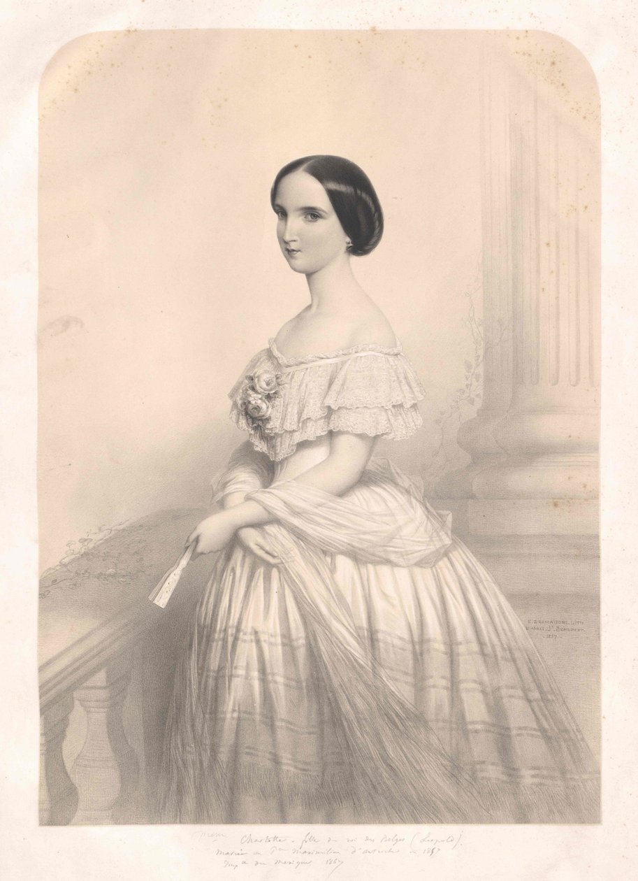 Prinsessan av Belgien Charlotte av Artist Unknown