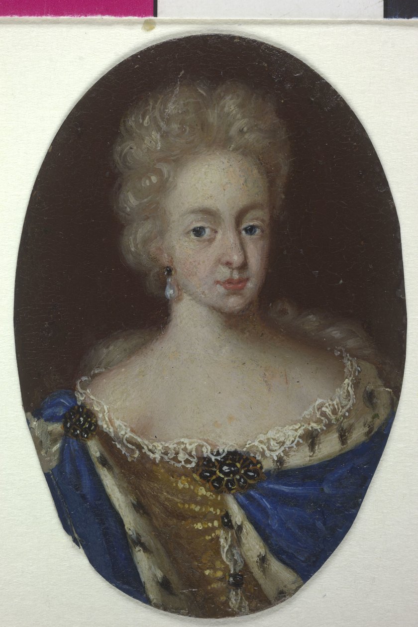 Prinsessan av Braunschweig-Lüneburg Wilhelmine Amalie av Artist Unknown