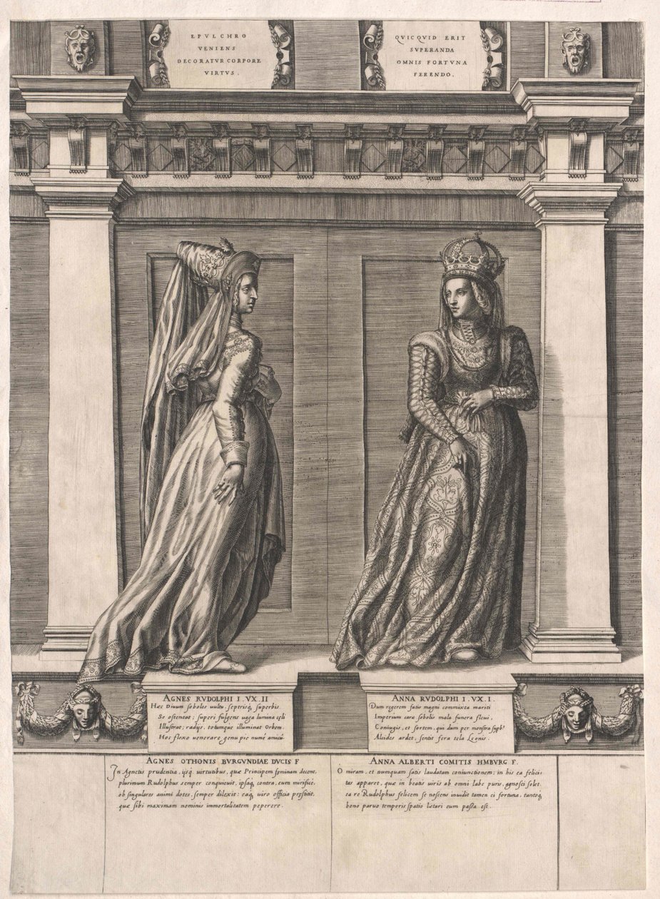 Prinsessan av Burgund Agnes av Artist Unknown