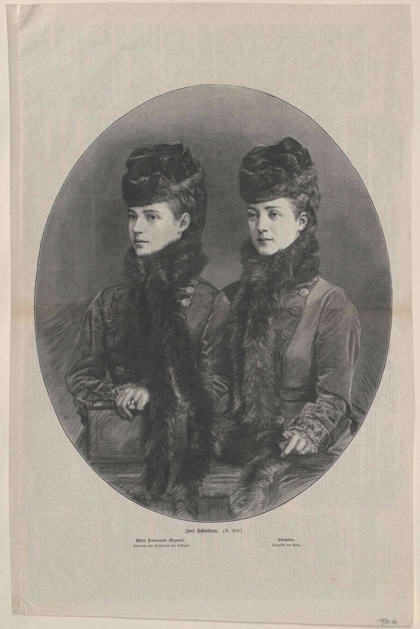Prinsessan av Danmark Alexandra av Artist Unknown