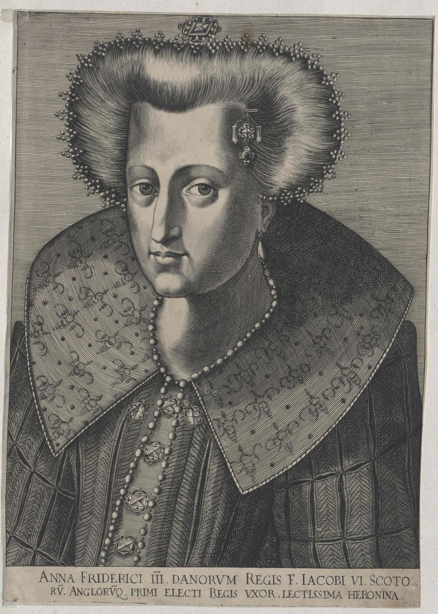 Prinsessan av Danmark Anna av Artist Unknown