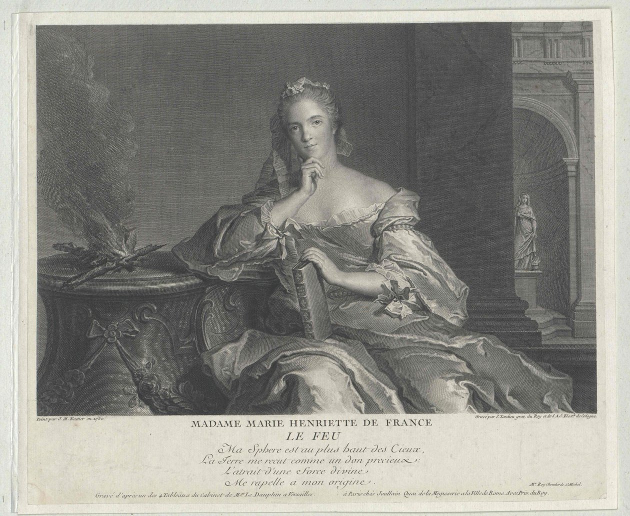 Prinsessa av Frankrike Marie Henriette av Artist Unknown