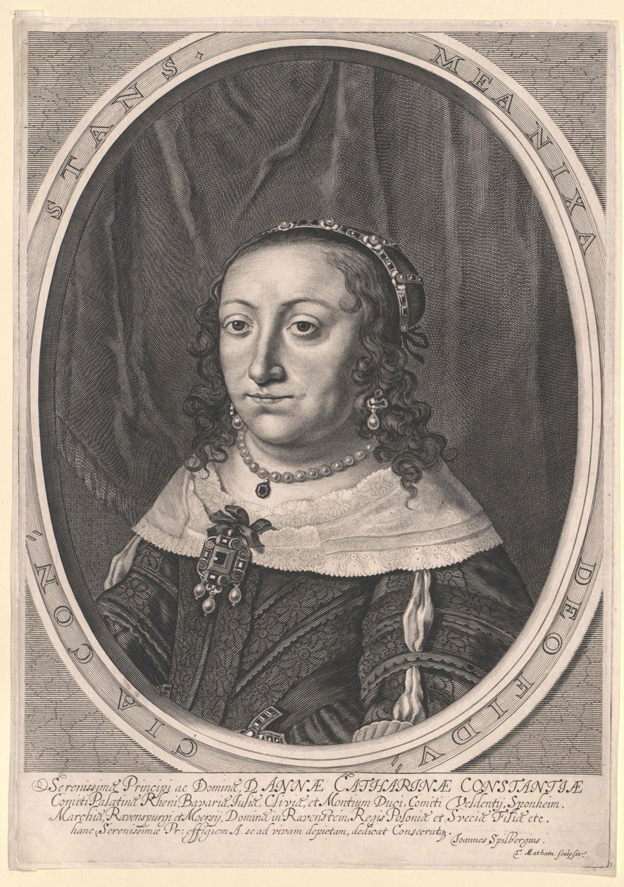 Prinsessan av Polen Anna Katharina Constance av Artist Unknown