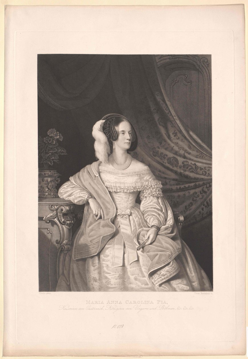 Prinsessan av Savoyen-Sardinien Maria Anna av Artist Unknown
