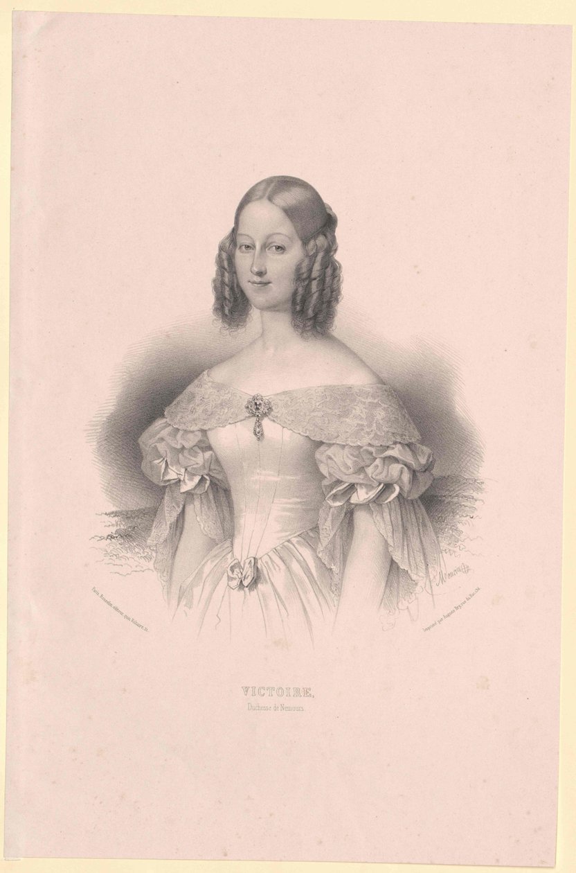 Prinsessan av Sachsen-Coburg-Gotha Victoria av Artist Unknown