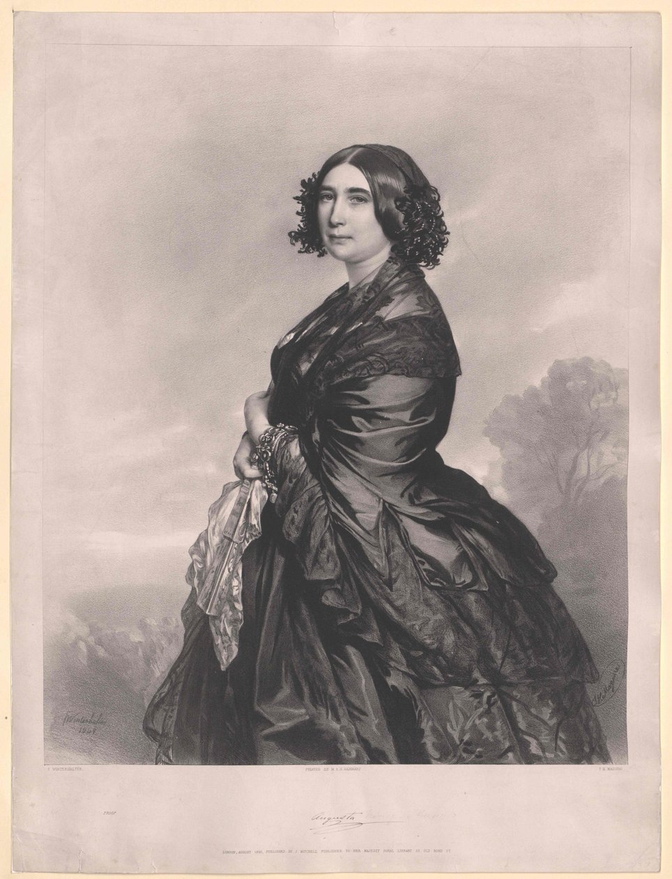 Prinsessa av Sachsen-Weimar Eisenach Augusta av Artist Unknown