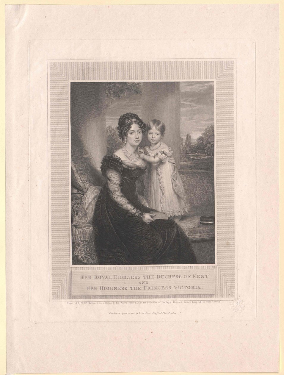 Prinsessa av Sachsen Coburg-Saalfeld Victoria av Artist Unknown