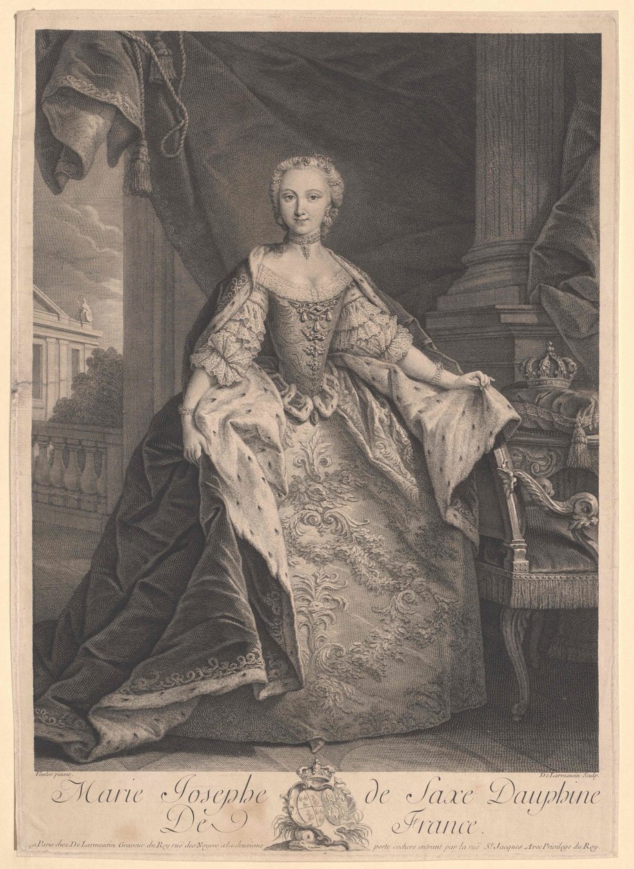 Prinsessan av Sachsen Josefa av Artist Unknown