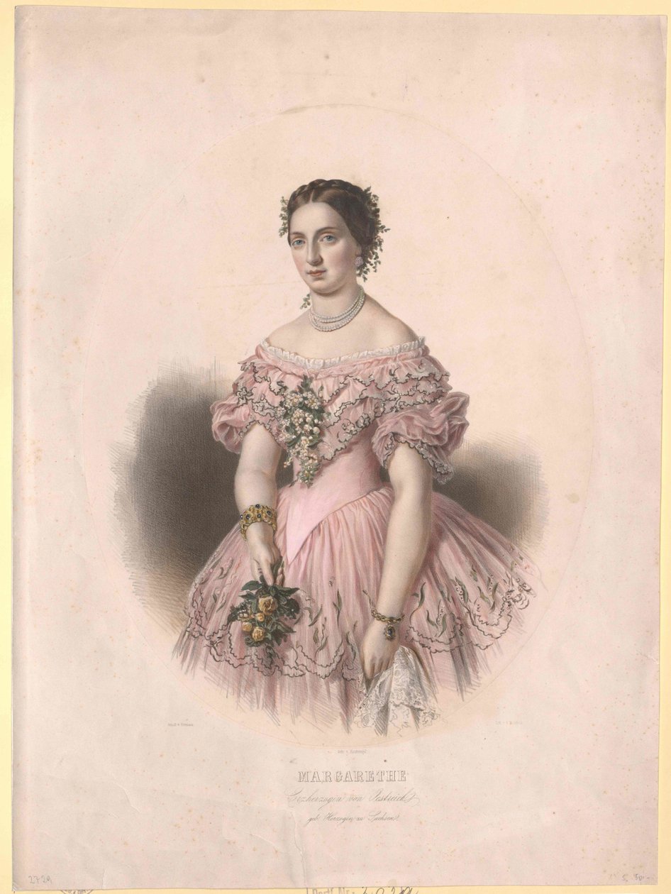 Prinsessa av Sachsen Margareta av Artist Unknown