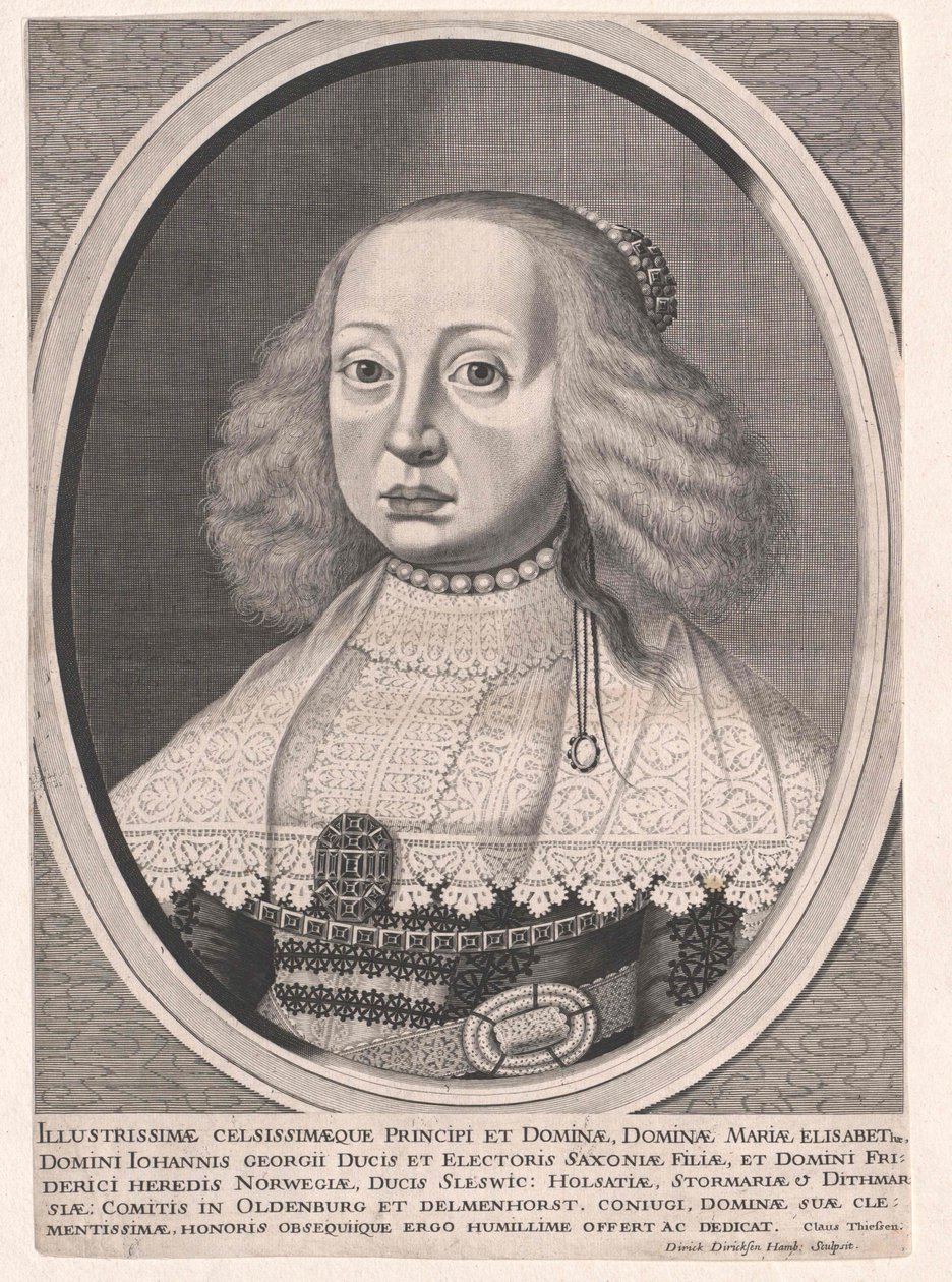 Prinsessan av Sachsen Marie Elisabeth av Artist Unknown