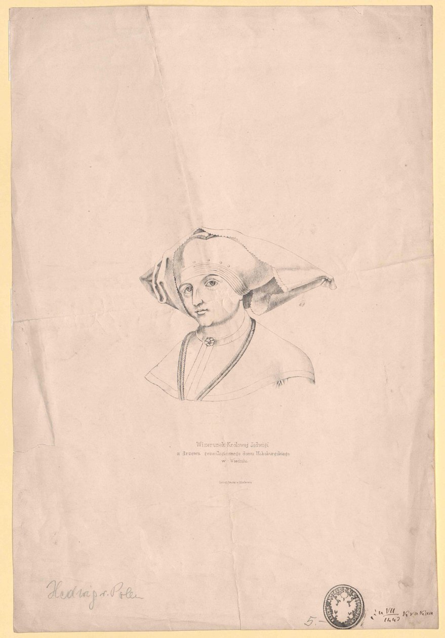 Drottning av Polen Jadwiga av Artist Unknown
