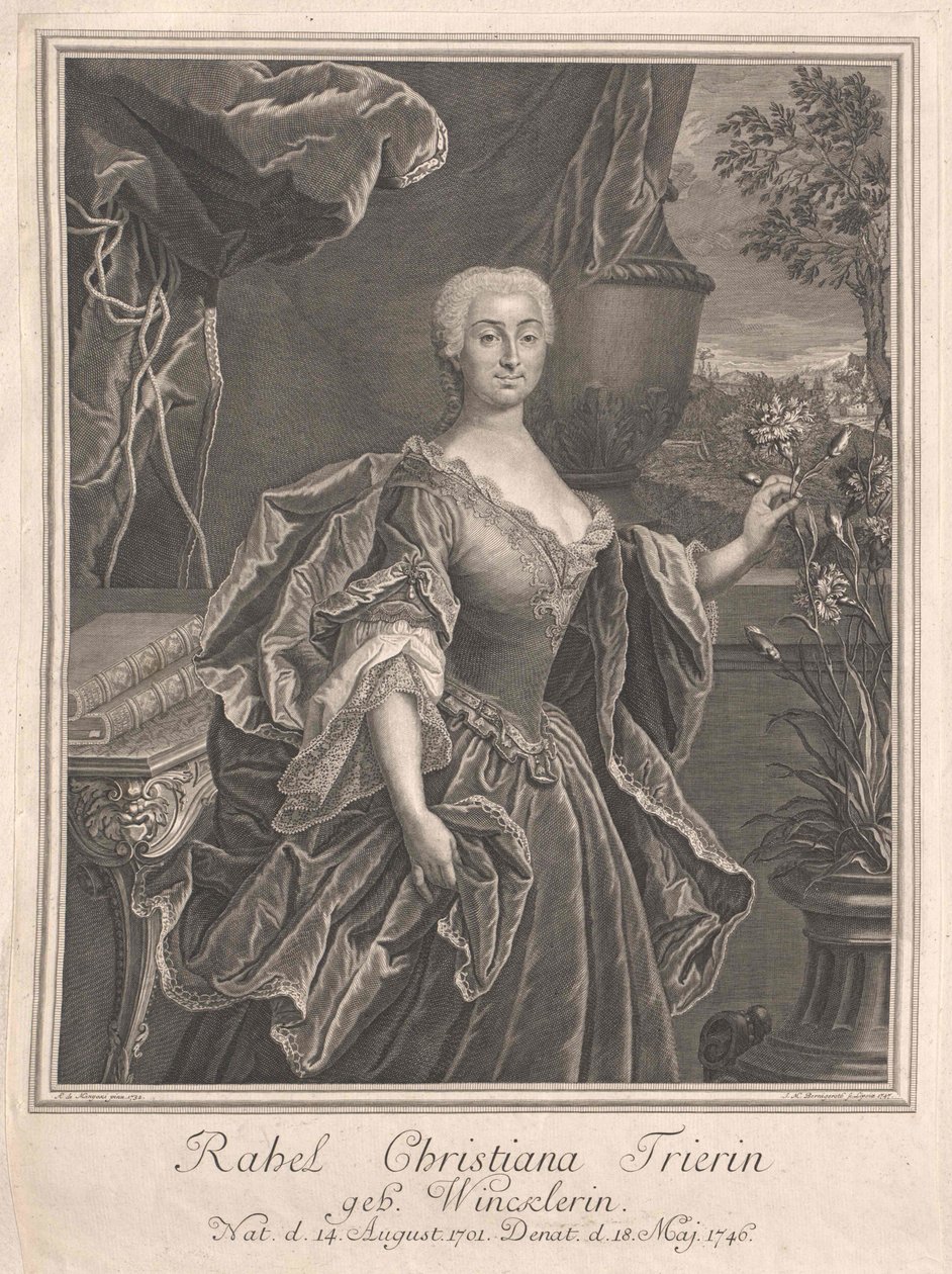 Rahel christiana Winckler av Artist Unknown