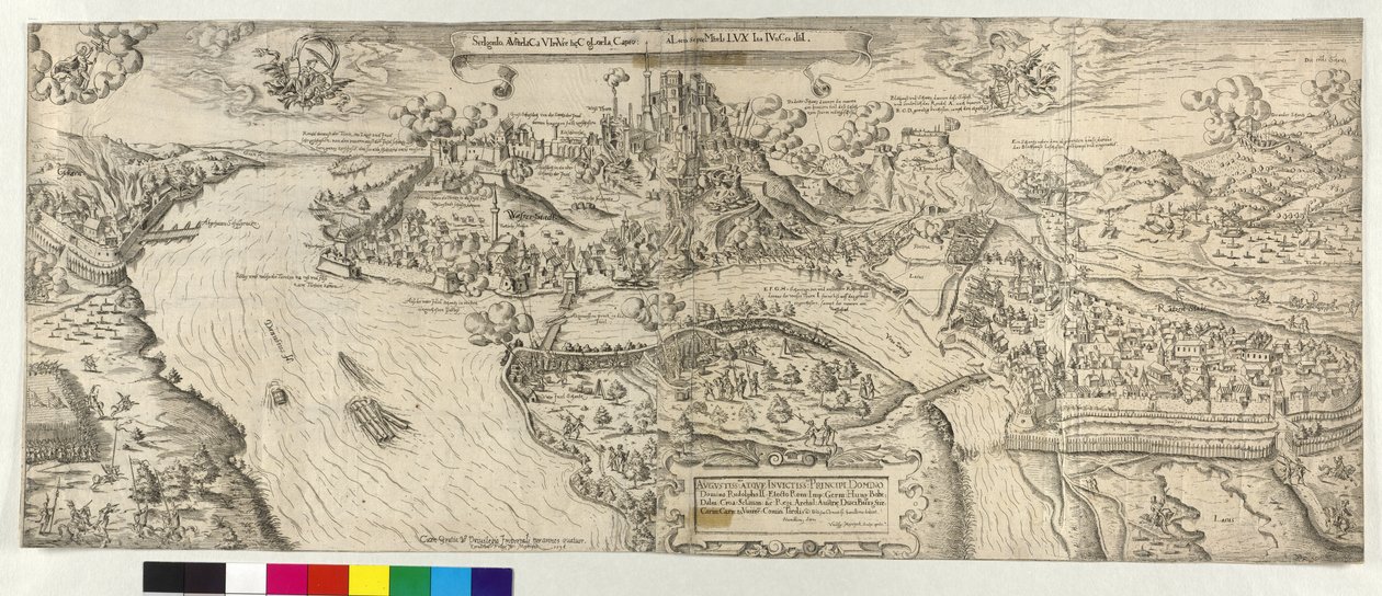 Återerövring av Esztergom 1595 av Artist Unknown