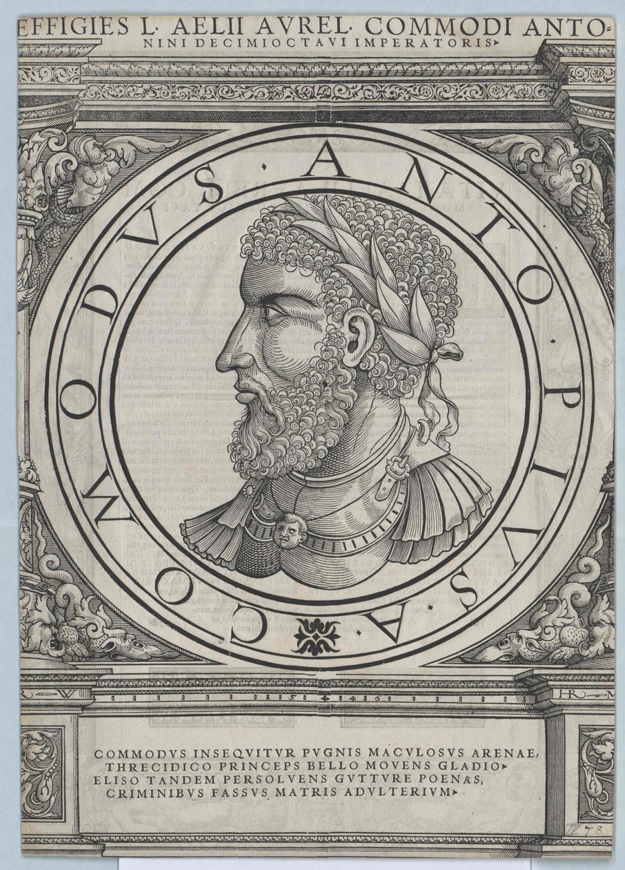 Romerske kejsaren Commodus av Artist Unknown