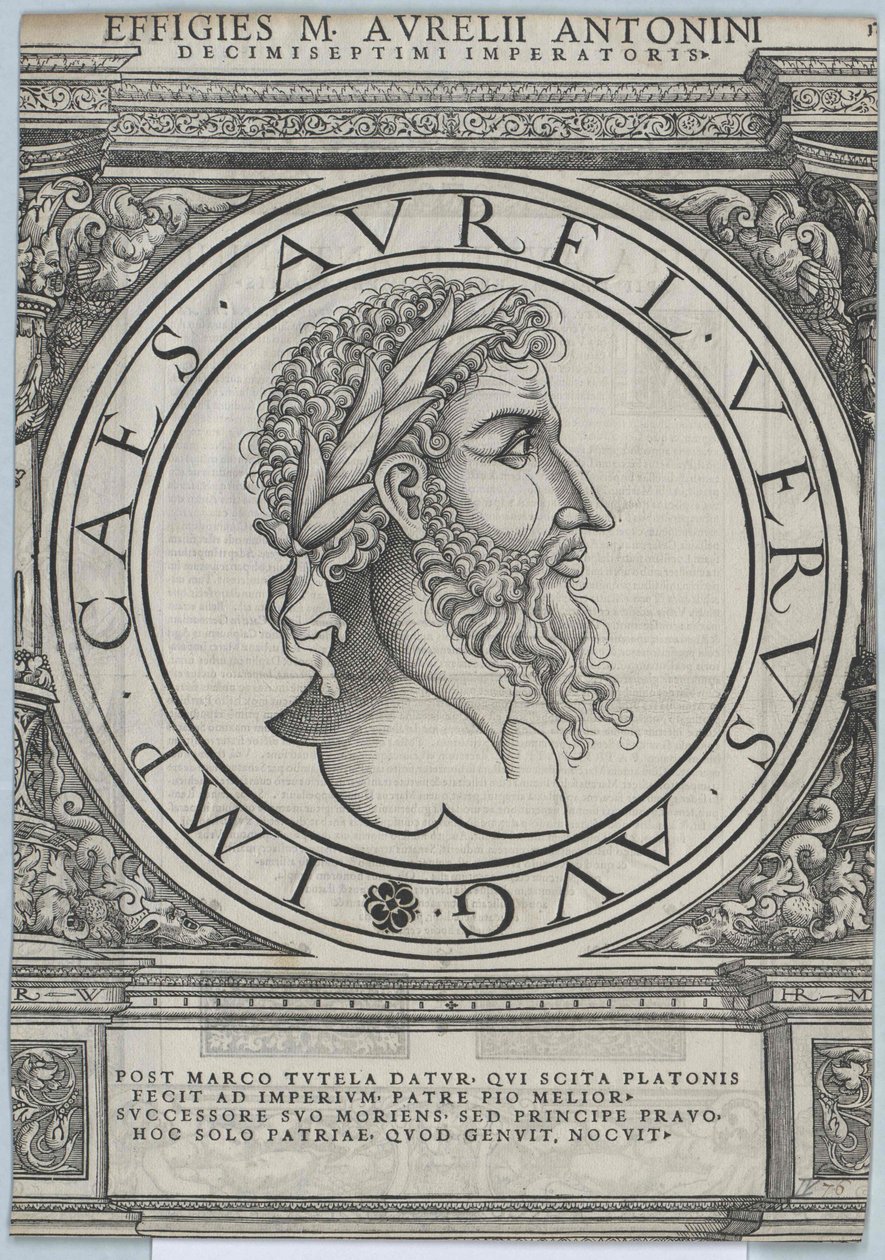 Romerske kejsaren Marcus Aurelius av Artist Unknown