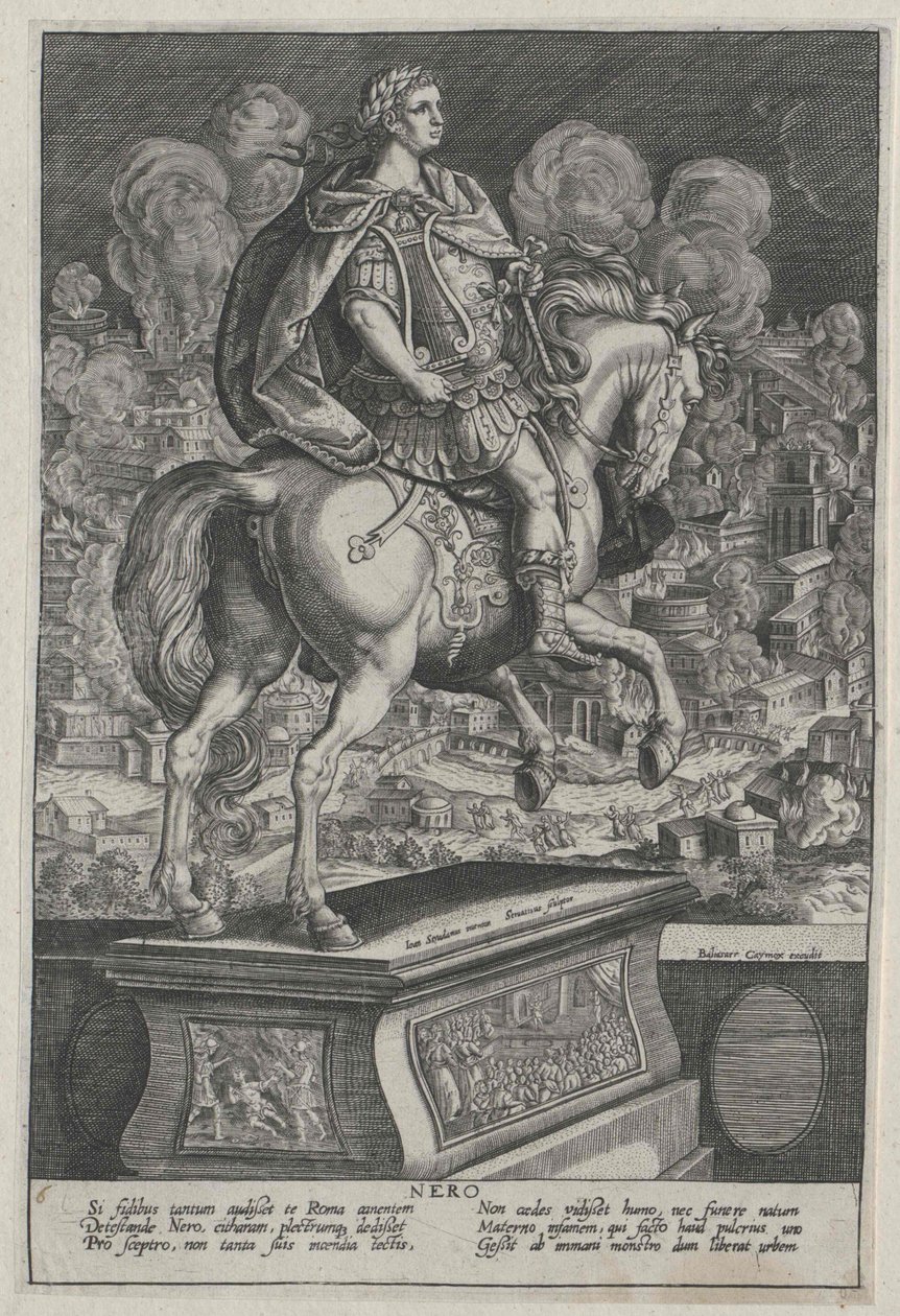 Romerske kejsaren Nero av Artist Unknown