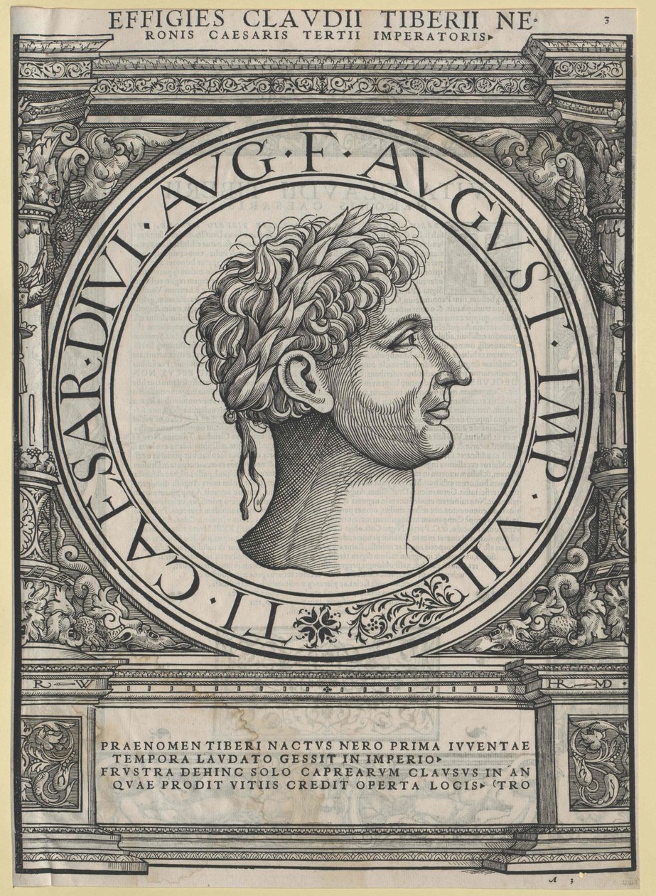 Romerske kejsaren Tiberius av Artist Unknown