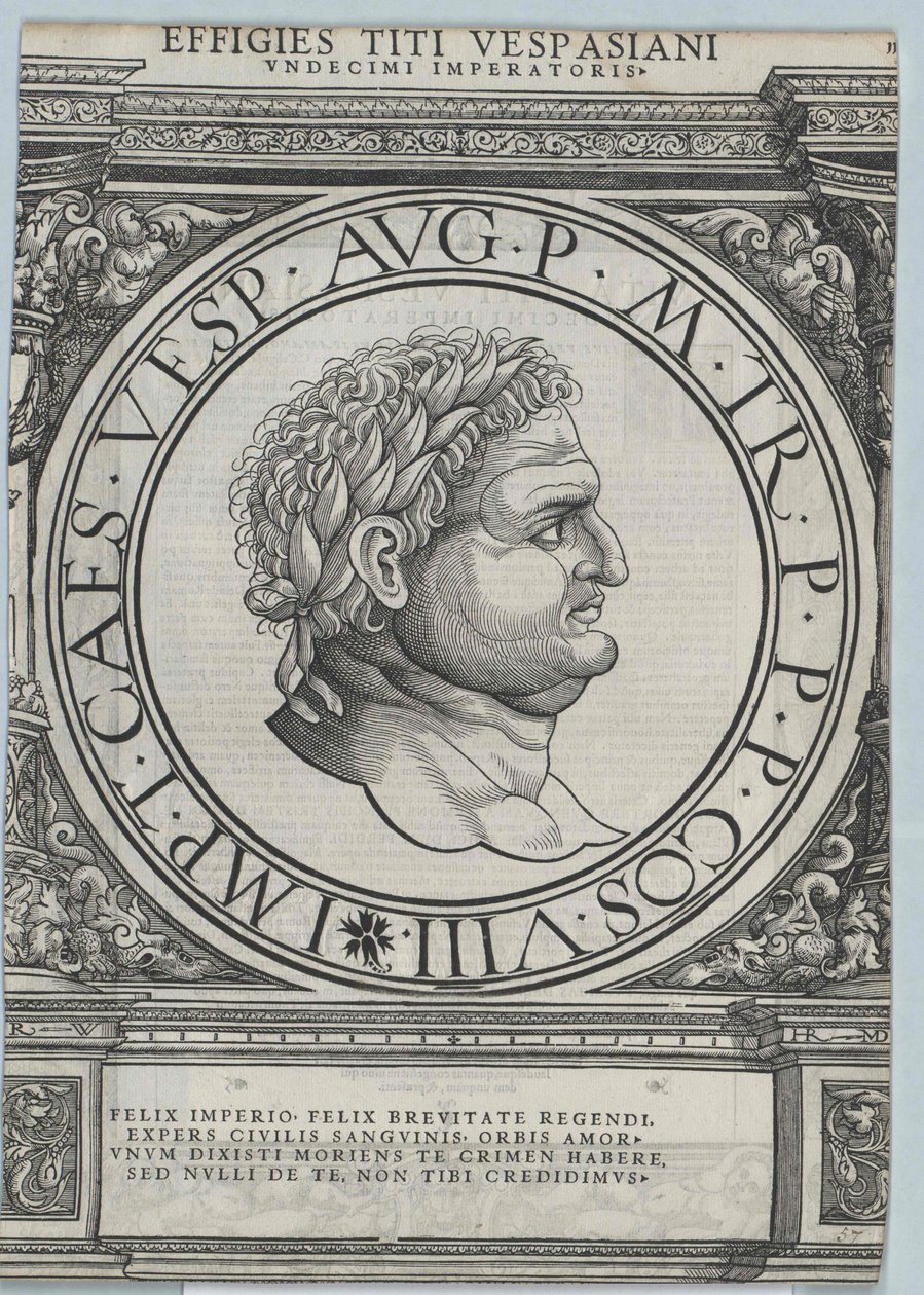 Romerske kejsaren Titus av Artist Unknown