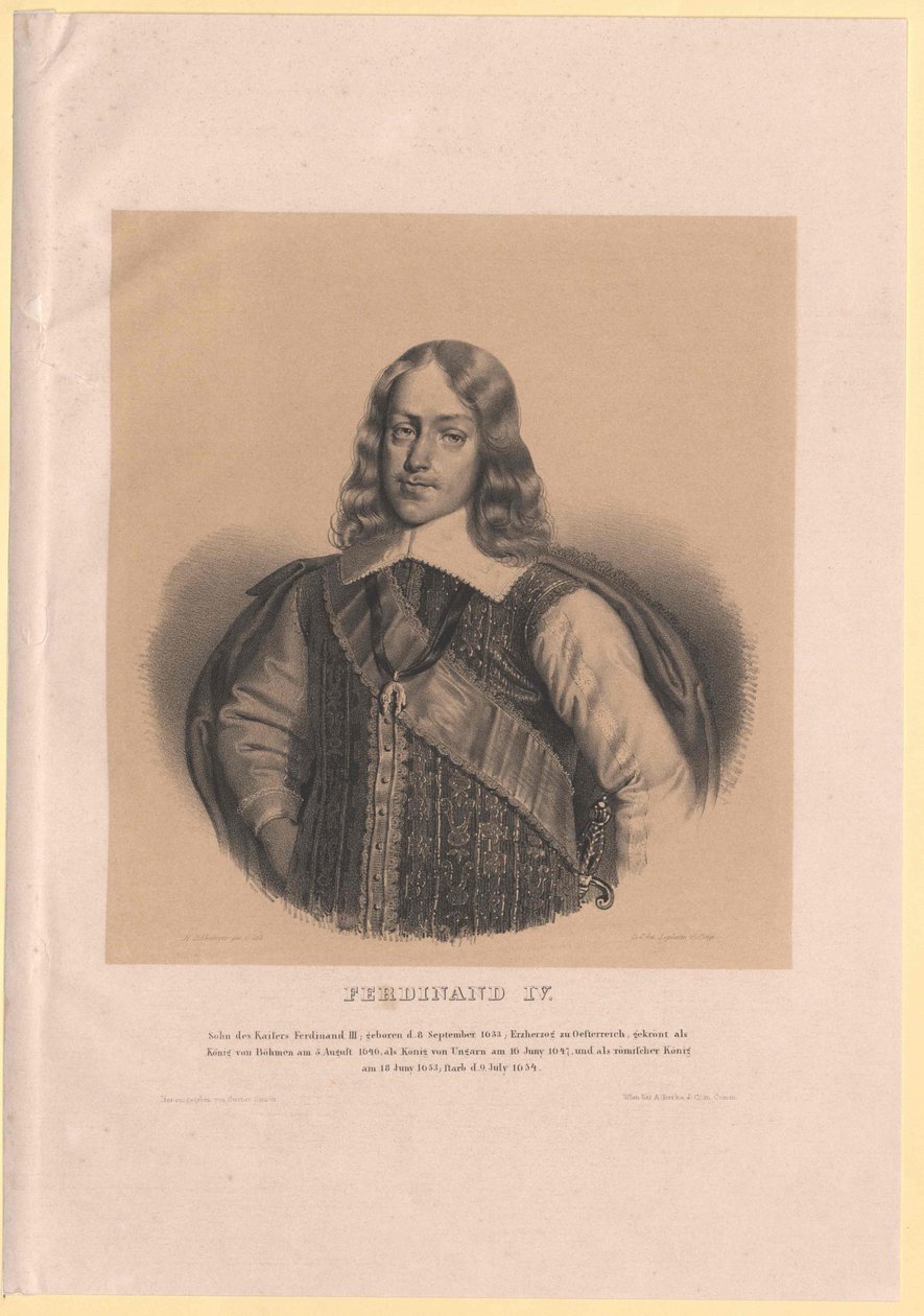 Den romerske kungen Ferdinand IV av Artist Unknown