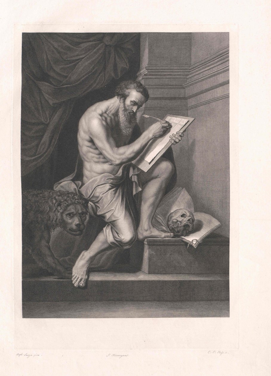 Sankt Jerome av Artist Unknown