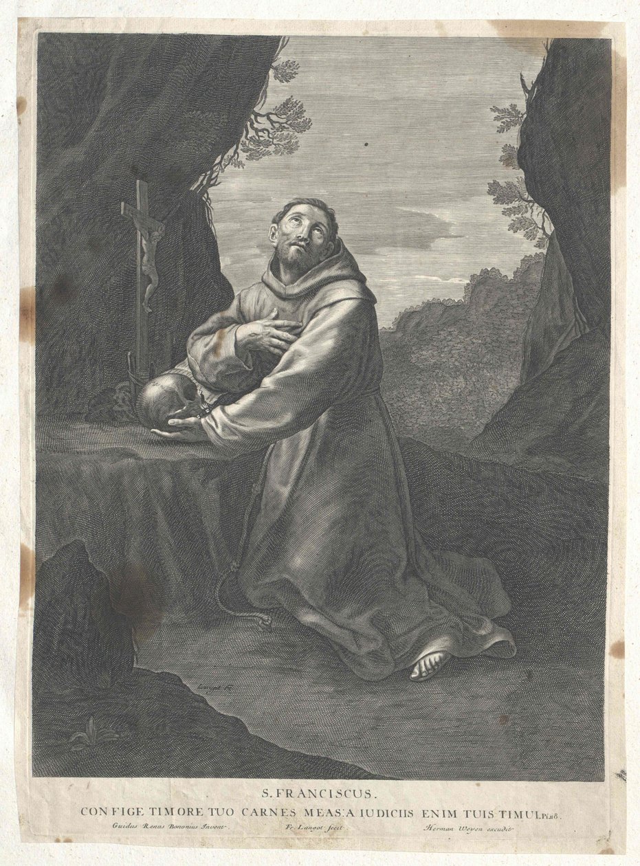 Sankt Franciskus av Assisi av Artist Unknown