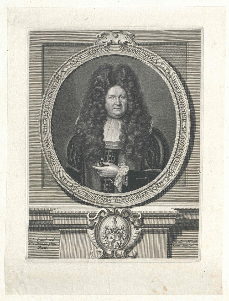 Sigismund Elijah Holzschuher av Aspach och Thalheim av Artist Unknown