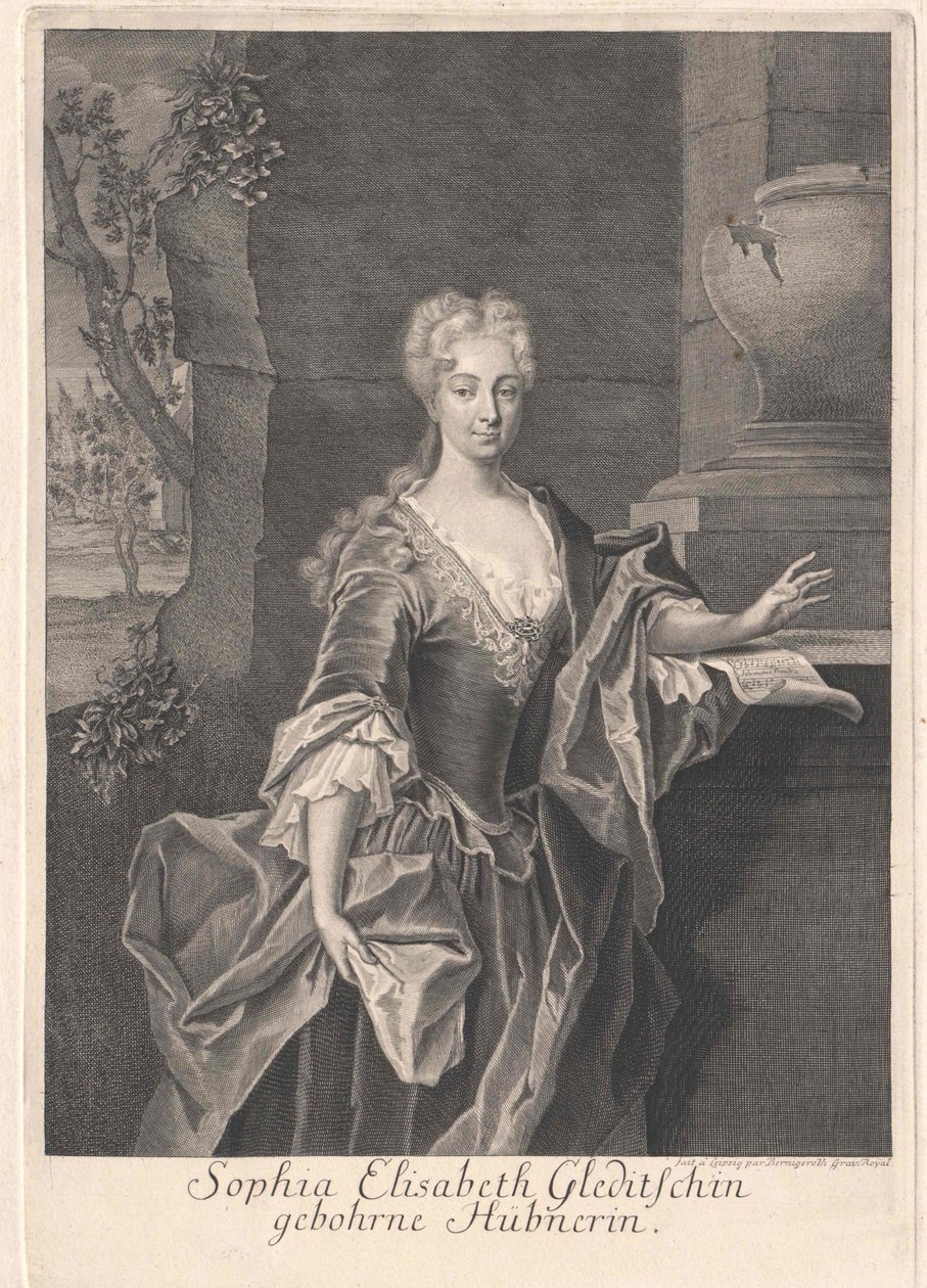 Sophia Elisabeth Huebner av Artist Unknown
