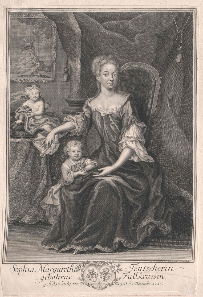 Sophia Margaretha Fullkruss av Artist Unknown