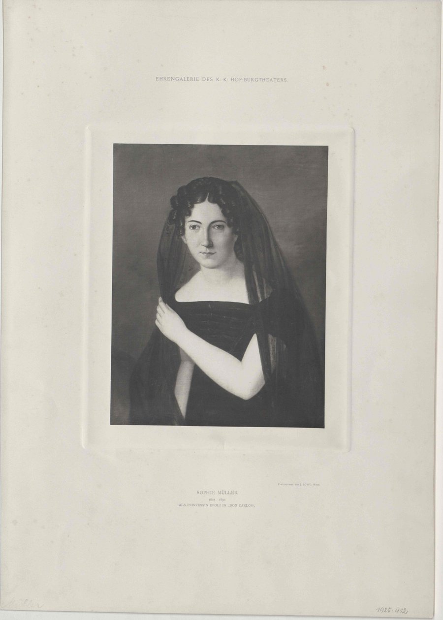 Sophie Mueller (tryck) av Artist Unknown