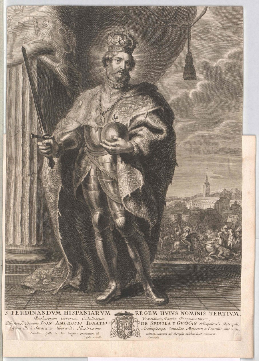 Helgonet Ferdinand III av Artist Unknown