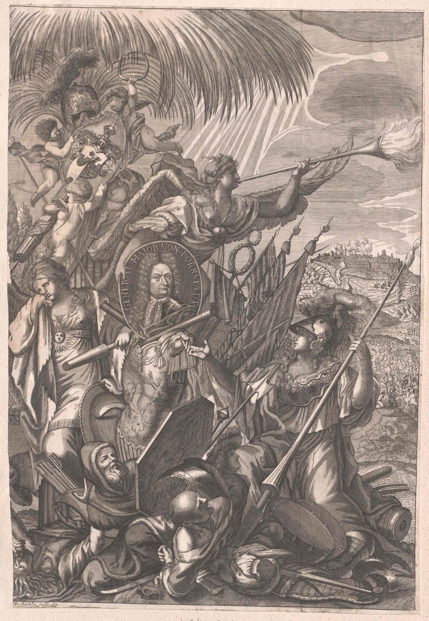Thomas Friedrich von Bornstaedt av Artist Unknown