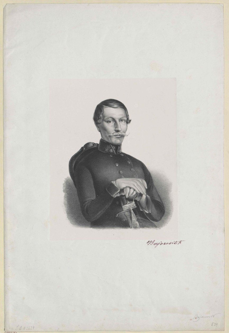 Titus de Bujanovits-Aggtelek av Artist Unknown