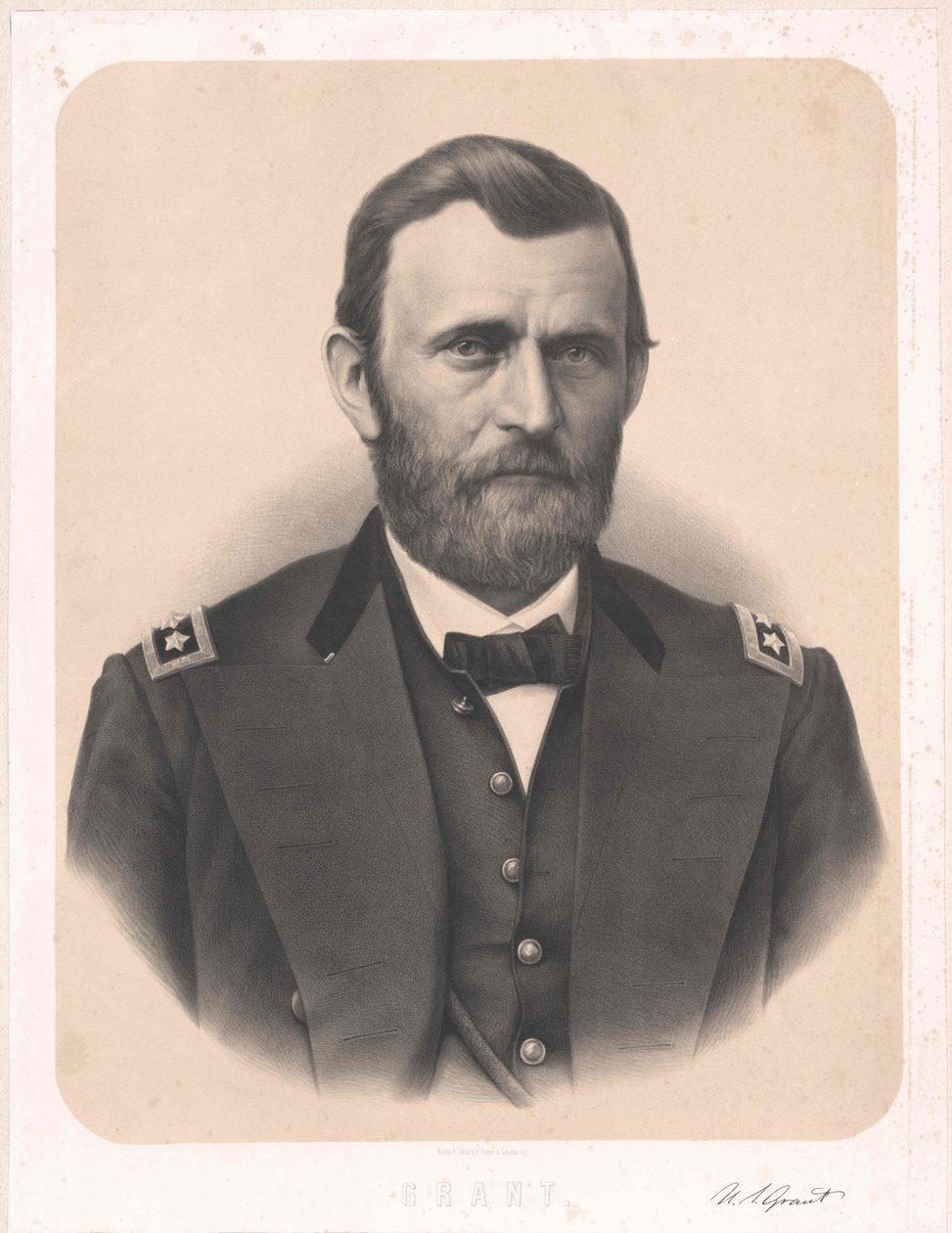 Ulysses Simpson Grant (tryck) av Artist Unknown