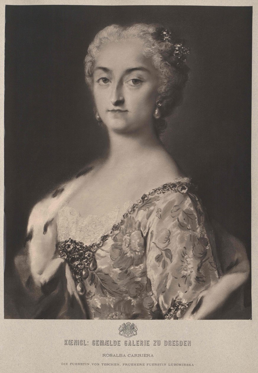 Ursula Catherine Lubomirski av Artist Unknown