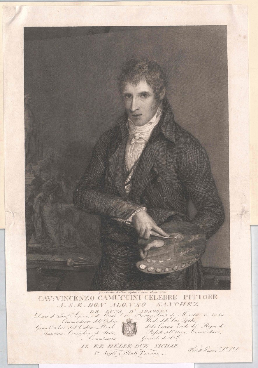 Vincenzo (1771-1844) Camuccini av Artist Unknown