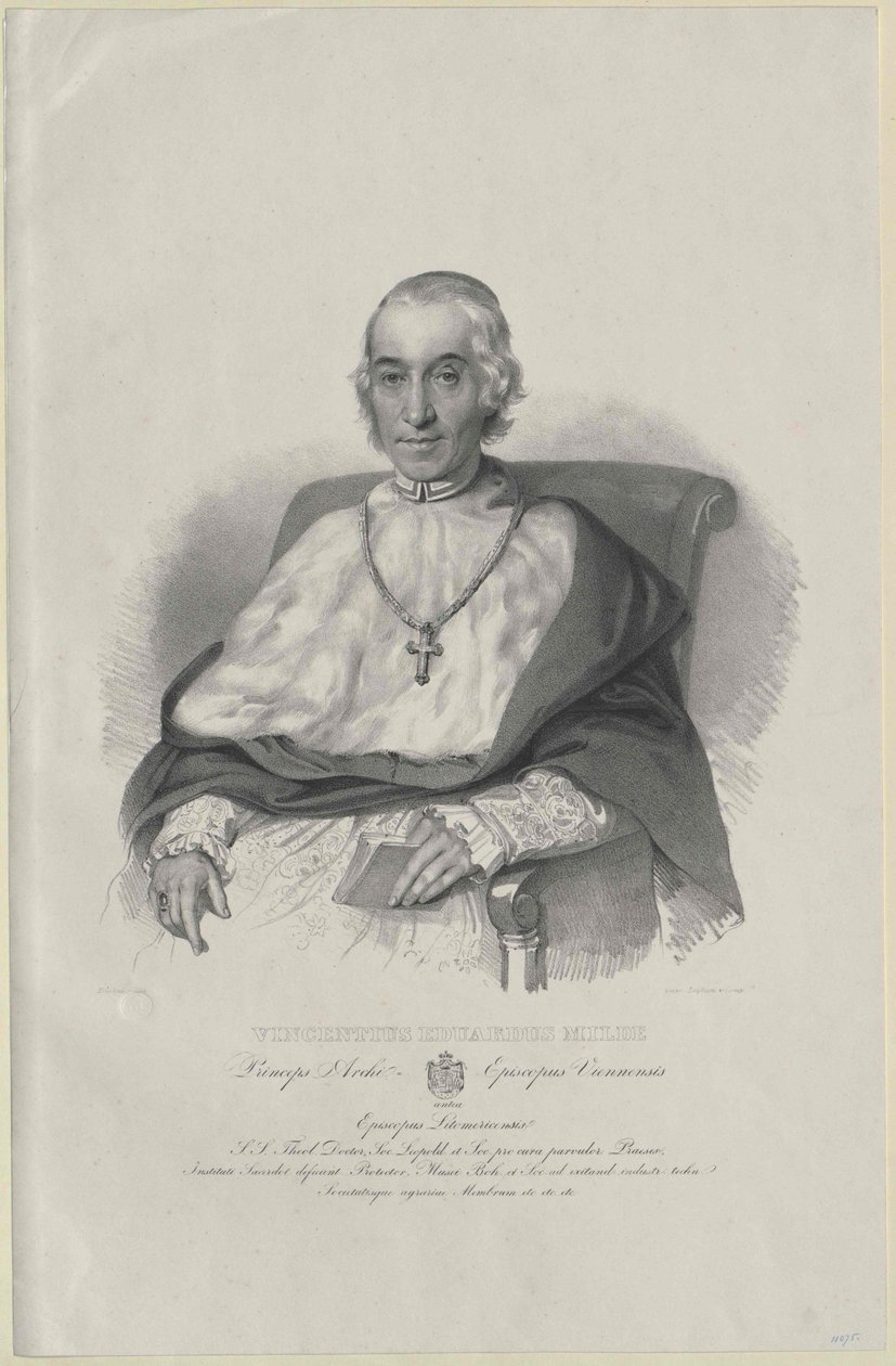 Vinzenz Eduard Milde av Artist Unknown