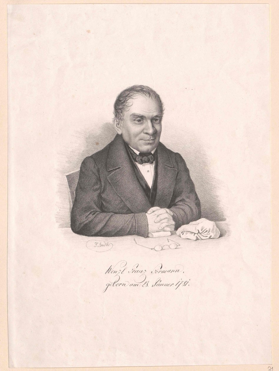 Wenzel Franz Formann (tryck) av Artist Unknown
